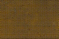 yellow Steel mesh screen background and texture Royalty Free Stock Photo