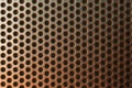 Yellow Steel mesh screen background Royalty Free Stock Photo