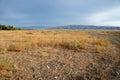 Yellow steppe illuminated by sunlight!