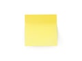 Yellow stick note