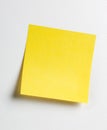 Yellow sticky note