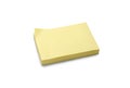 Yellow sticky note paper pack