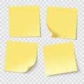 Yellow sticky notes