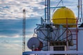 Yellow storage tank Royalty Free Stock Photo