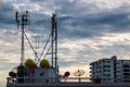 Yellow storage tank Royalty Free Stock Photo