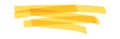Yellow strikethrough emphasis lines highlight Royalty Free Stock Photo