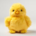 Yellow Stuffed Chicken Toy - High Resolution Plush Toy For Kids