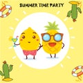 Yellow Summer Time Party