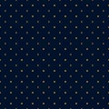 Yellow sun and crescent moon minimal seamless pattern on dark night.