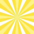 Yellow sunbeam background. Sun rays Royalty Free Stock Photo