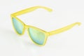 Yellow sunglasses Royalty Free Stock Photo