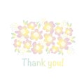 Yellow sunny color floral vector illustration