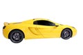 Yellow supercar isolated Royalty Free Stock Photo