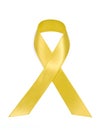 Yellow Support Our Troops Ribbon Royalty Free Stock Photo