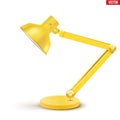 Yellow table lamp