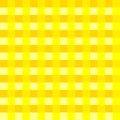 Yellow tablecloth Vector. Traditional tablecloth pattern Vector. Yellow color square pattern Royalty Free Stock Photo