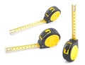 Yellow tape measure Royalty Free Stock Photo