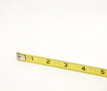 Yellow Tape Measure Five Inches Royalty Free Stock Photo