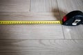 Yellow Tape measure Royalty Free Stock Photo