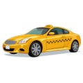 Yellow taxi car