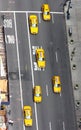 Yellow taxis in New York