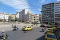 YELLOW TAXIS AND OMONIA SQUARE