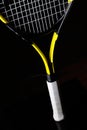 Yellow tennis racket