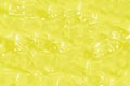 Yellow texture of jelly or gel or gelatin dessert