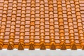 Yellow Thai temple roof pattern Royalty Free Stock Photo