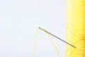 Yellow threads Royalty Free Stock Photo