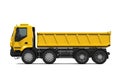 Yellow Tipper Dump Truck Royalty Free Stock Photo