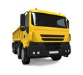 Yellow Tipper Dump Truck Royalty Free Stock Photo