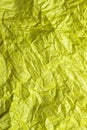 Yellow tissue paper texture for background