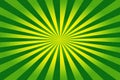 Yellow To Dark Green Starburst Background