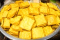 Yellow tofu.