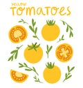 Yellow tomatoes Royalty Free Stock Photo