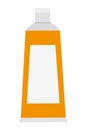 yellow toothpaste icon Royalty Free Stock Photo