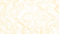 Yellow Topographic Contour Lines Pattern topographic map Royalty Free Stock Photo
