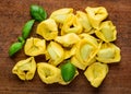 Yellow Tortellini Pasta Royalty Free Stock Photo