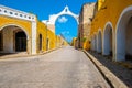 The yellow town of Izamal in Yucatan, Mexico Royalty Free Stock Photo