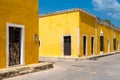 The yellow town of Izamal in Yucatan, Mexico Royalty Free Stock Photo