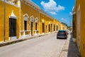 The yellow town of Izamal in Yucatan, Mexico Royalty Free Stock Photo