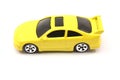 Yellow toy car coupe Royalty Free Stock Photo