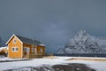 Sakrisoy fishing village on Lofoten Islands, Norway