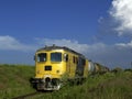 Yellow Train Royalty Free Stock Photo