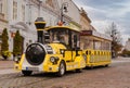 Yellow train Royalty Free Stock Photo