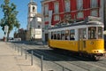 Yellow Tram in Lisbon