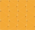 The yellow triangle pattern background