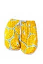 yellow trousers shorts