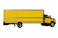 Yellow Truck Royalty Free Stock Photo